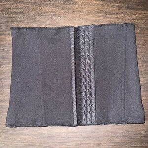 Skims Waist Trainer Hook And Eye Closure Black Nylon Spandex Women’s Size Large